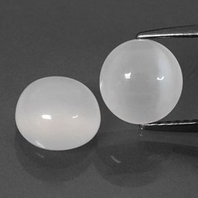 Achetez naturel ct blanc pierre de lune gems, transparent, en provenance inde chez gemselect. en stock, livraison internationale!