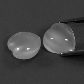 Achetez naturel ct blanc pierre de lune gems, transparent, en provenance inde chez gemselect. en stock, livraison internationale!