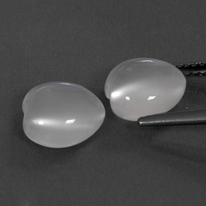 Achetez naturel ct blanc pierre de lune gems, transparent, en provenance inde chez gemselect. en stock, livraison internationale!