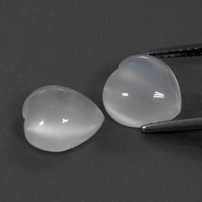 Achetez naturel ct blanc pierre de lune gems, transparent, en provenance inde chez gemselect. en stock, livraison internationale!