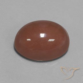 Pierre de lune Brun moyen naturelle ovale, 23.67 ct, Opaque