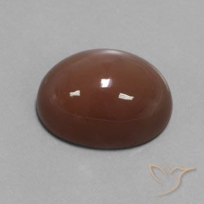 Pierre de lune Brun chaud et profond naturelle ovale, 23.52 ct, Opaque
