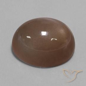 Pierre de lune Brun espresso naturelle ovale, 36.79 ct, Opaque
