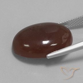 Pierre de lune Brun moyen naturelle ovale, 21.08 ct, Opaque