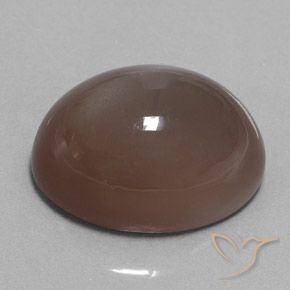 Pierre de lune Brun espresso naturelle ovale, 29.70 ct, Opaque