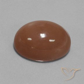 Pierre de lune Brun naturelle ovale, 30.83 ct, Opaque
