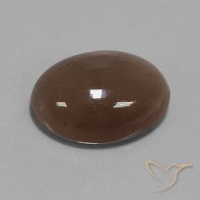 Pierre de lune Brun moyen naturelle ovale, 20.61 ct, Opaque