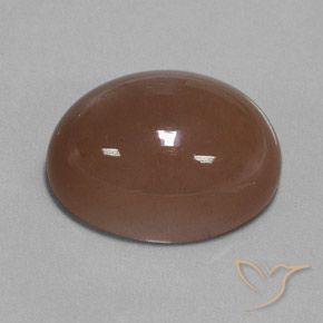 Pierre de lune Brun naturelle ovale, 30.75 ct, Opaque