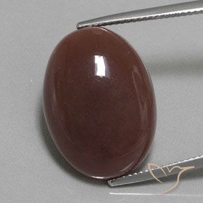 18.53ct Naturel Brun moyen Pierre de lune, ovale, Opaque