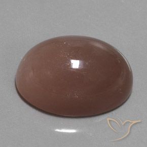 Pierre de lune Brun cannelle naturelle ovale, 26.33 ct, Opaque