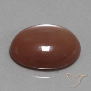 Pierre de lune Marron chaud naturelle ovale, 19.77 ct, Opaque