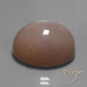 Pierre de lune Brun moyen-léger naturelle ovale, 24.60 ct, Translucide