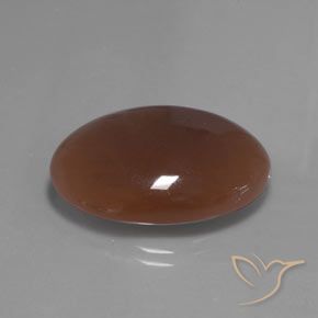 Pierre de lune Brun moyen naturelle ovale, 22.04 ct, Translucide