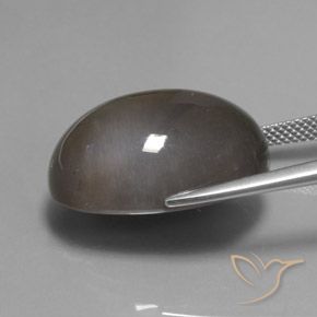 Pierre de lune Marron ambré naturelle ovale, 27.12 ct, Translucide