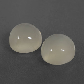 Achetez naturel 6.72ct Blanc chaud Pierre de Lune gems, Coupe roude, En provenance Inde chez GemSelect. En stock, livraison internationale!