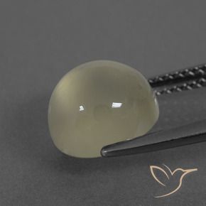 Pierre de lune Blanc chaud naturelle Tour, 3.59 ct, Translucide