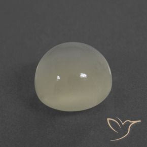 Pierre de lune Blanc chaud naturelle Tour, 3.44 ct, Translucide