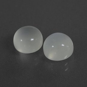 Achetez naturel 5,18ct blanc pierre de lune gems, coupe roude, en provenance inde chez gemselect. en stock, livraison internationale!
