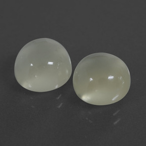 Achetez naturel 7.40ct Blanc chaud Pierre de Lune gems, Coupe roude, En provenance Inde chez GemSelect. En stock, livraison internationale!