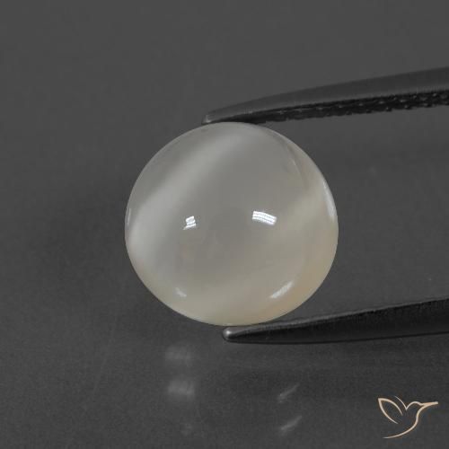 2.80ct Naturel Blanc chaud Pierre de lune, Tour, Translucide
