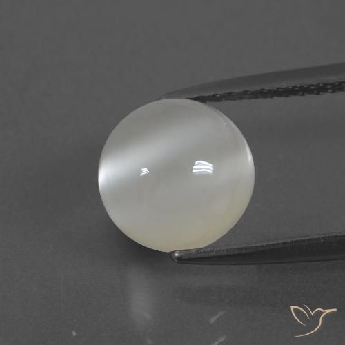 2.94ct Naturel Blanc chaud Pierre de lune, Tour, Translucide