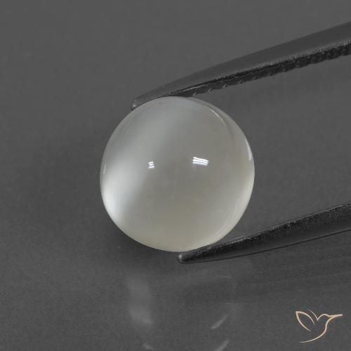 2.98ct Naturel Blanc chaud Pierre de lune, Tour, Translucide