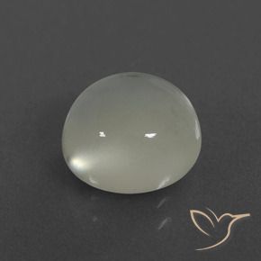 Pierre de lune Blanc chaud naturelle Tour, 3.18 ct, Translucide
