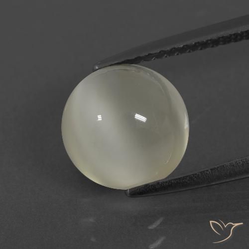 2.84ct Naturel Blanc chaud Pierre de lune, Tour, Translucide