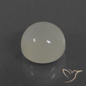 Pierre de lune Blanc chaud naturelle Tour, 3.36 ct, Translucide