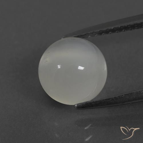 2.53ct Naturel Blanc chaud Pierre de lune, Tour, Translucide