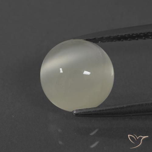 2.47ct Naturel Blanc chaud Pierre de lune, Tour, Translucide