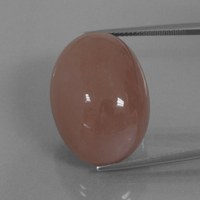 Pierre de lune marron naturelle coupe ovale, 49,49 ct, opaque
