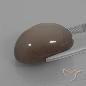 Pierre de lune Brun moyen naturelle ovale, 39.74 ct, Opaque