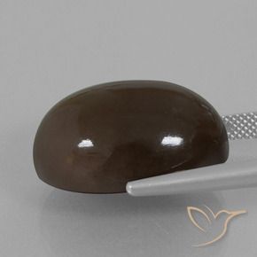 Pierre de lune Marron ambré naturelle ovale, 29.78 ct, Opaque