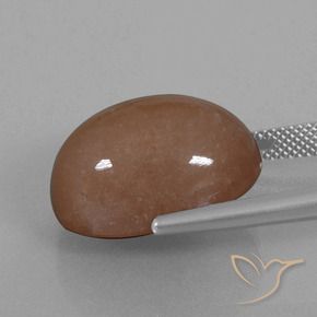 Pierre de lune Brun naturelle ovale, 21.86 ct, Opaque