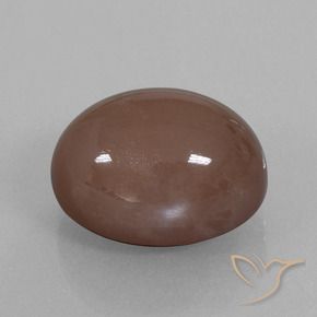 Pierre de lune Brun espresso naturelle ovale, 25.76 ct, Opaque