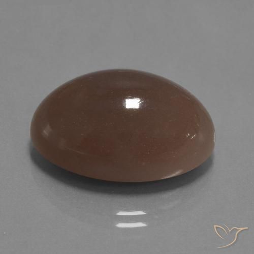 Pierre de lune Brun moyen naturelle ovale, 22.67 ct, Opaque