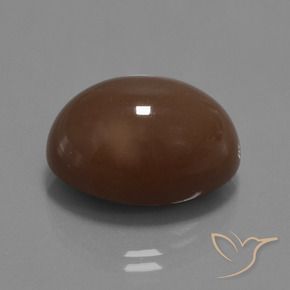Pierre de lune Brun moyen naturelle ovale, 22.27 ct, Opaque