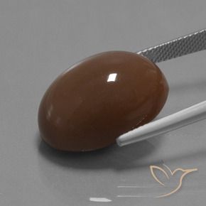 Pierre de lune Brun moyen naturelle ovale, 22.27 ct, Opaque