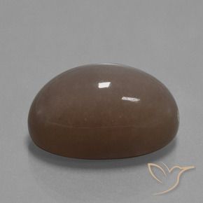 Pierre de lune Brun moyen naturelle ovale, 42.26 ct, Opaque