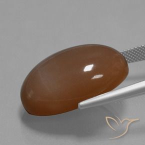 Pierre de lune Marron chaud naturelle ovale, 33.40 ct, Opaque