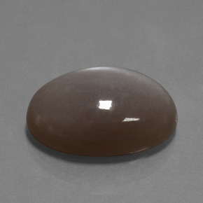 Pierre de Lune Brun chocolat naturelle Coupe ovale, 28.89 ct, Opaque