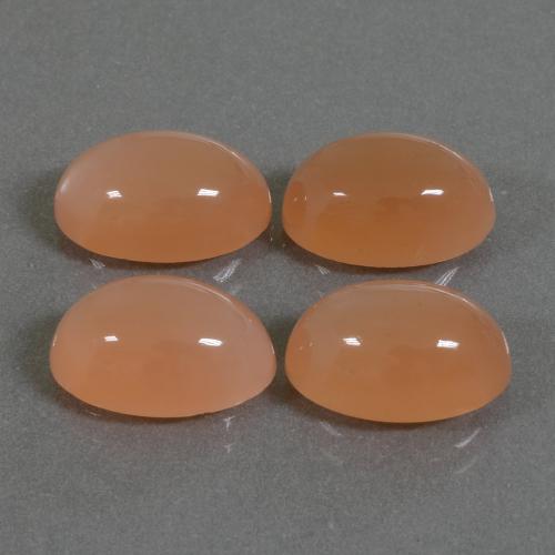 Achetez naturel 15,19ct orange pierre de lune gems, coupe ovale, en provenance inde chez gemselect. en stock, livraison internationale!