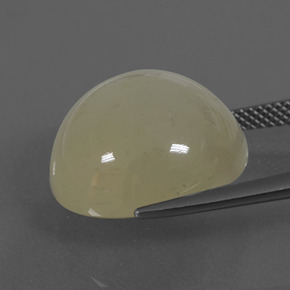 Pierre de Lune Blanc chaud naturelle Coupe roude, 19.62 ct, Translucide