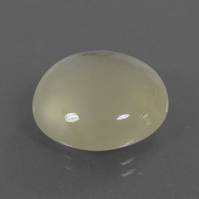 Pierre de lune jaune naturelle coupe roude, 14,39 ct, translucide