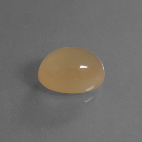 Pierre de lune doré naturelle coupe ovale, 4,63 ct, translucide