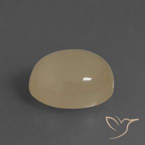 Pierre de lune Brun moyen-léger naturelle ovale, 6.84 ct, Translucide