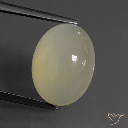 6.70ct Naturel Brun chaud et léger Pierre de lune, ovale, Translucide
