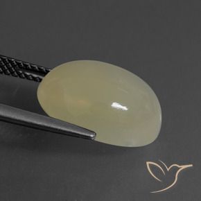 Pierre de lune Brun chaud et léger naturelle ovale, 6.70 ct, Translucide