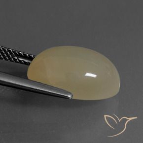 Pierre de lune Brun tortilla léger naturelle ovale, 6.82 ct, Translucide